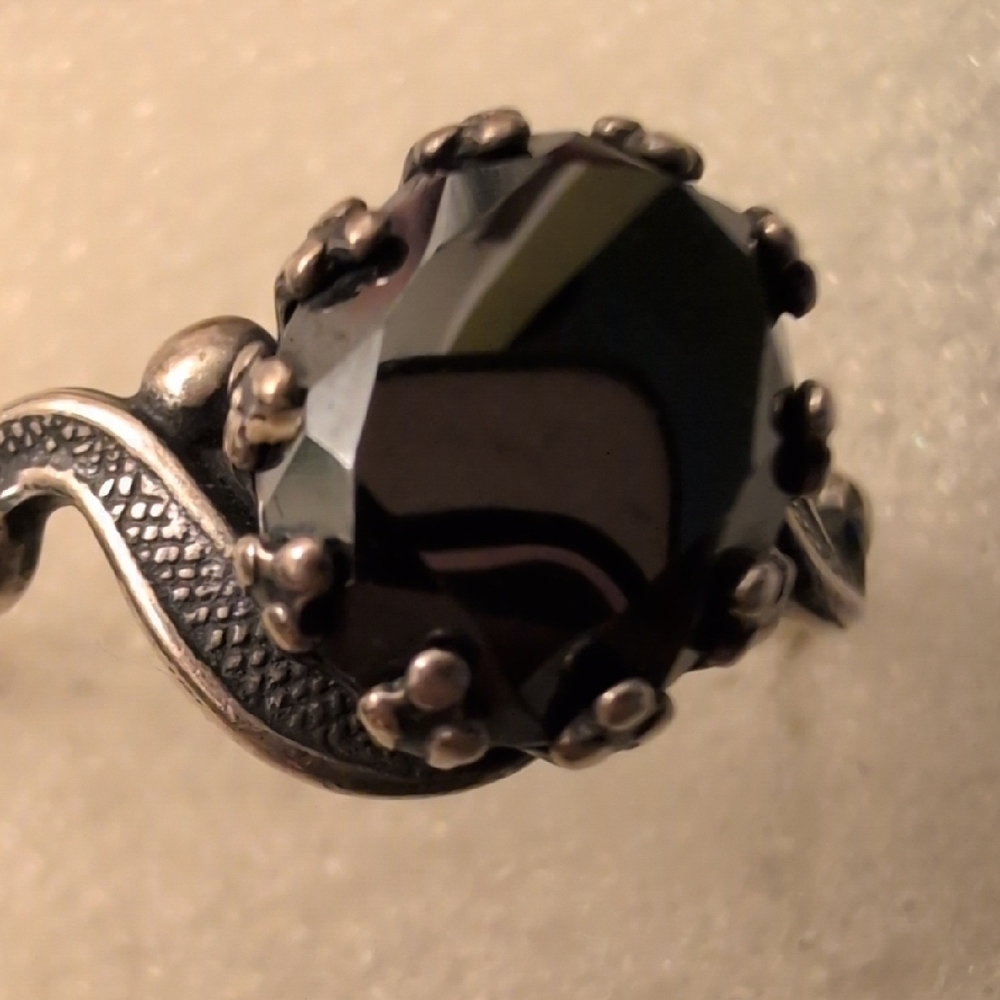 Hematite Sterling Silver Ring - image 5
